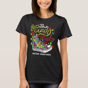 Sei eine freundliche Seele Autism Awareness Puzzle T-Shirt