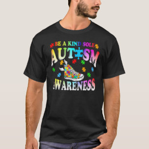 Sei eine freundliche Seele Autism Awareness Puzzle T-Shirt