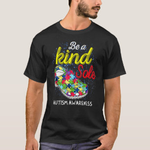 Sei eine freundliche Seele Autism Awareness Puzzle T-Shirt