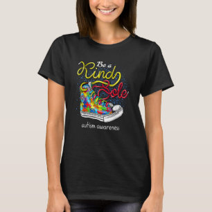 Sei eine freundliche Seele Autism Awareness Puzzle T-Shirt