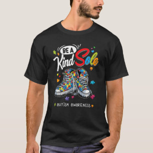 Sei eine freundliche Seele Autism Awareness Regenb T-Shirt