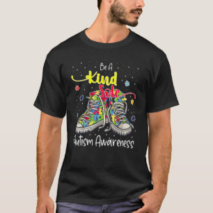 Sei eine freundliche Seele Autism Awareness Regenb T-Shirt