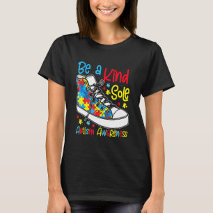 Sei eine freundliche Seele Autism Awareness Trend- T-Shirt