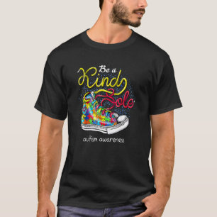 Sei eine freundliche Seele Autismus-Bewusstsein Pu T-Shirt