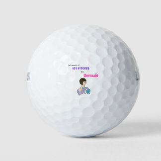 Sei eine Meerjungfrau Golfball