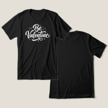 Sei eine mutige minimalistische Valentinstypografi