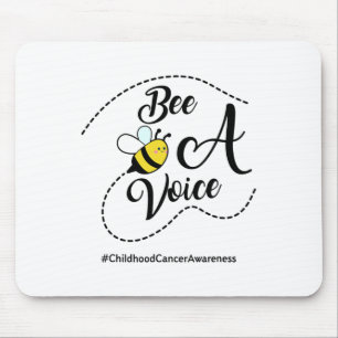 Sei eine Stimme - Kindheitskrebs-Bewusstsein Mousepad