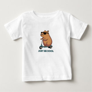 Sei einfach Cool" Bär-Radsport-DESGIN Baby T-shirt