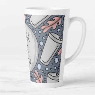 Sei einfach du selbst - handgezeichnete Illustrati Milchtasse
