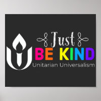 Sei einfach freundlich und unitaristischer Univers