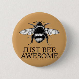Sei einfach großartig! Motiv-Geschenk mit Vintage- Button
