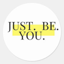 Sei einfach Motivierend Minimalistische Typografie