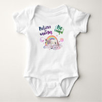 Sei einzigartig Girly Moon Unicorns Rainbow