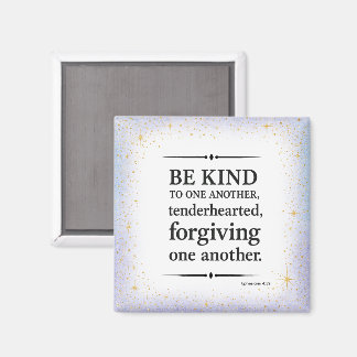 Sei freundlich Bibelvers Magnet