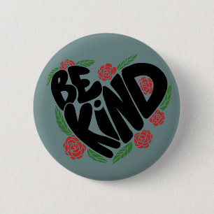 Sei freundlich button