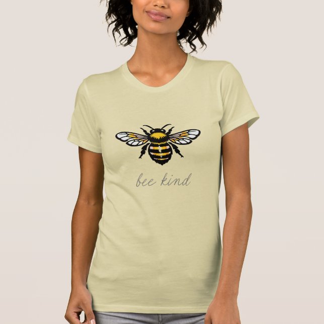 Sei freundlich Design T-Shirt (Vorderseite)