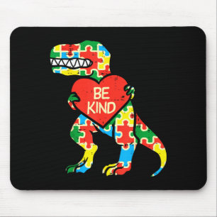 Sei Freundlich Herz Puzzle Trex Dinosaurier Autism Mousepad