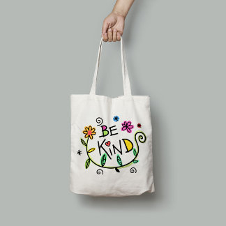 Sei Freundlich Lustige Moderne Typografie Minimali Tasche