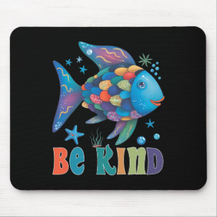 Sei freundlich Regenbogen Schuppen Fisch Lehrer Le Mousepad