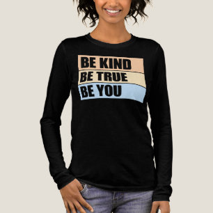 Sei freundlich Sei wahr Sei du Inspirierendes Lieb Tri-Blend Shirt