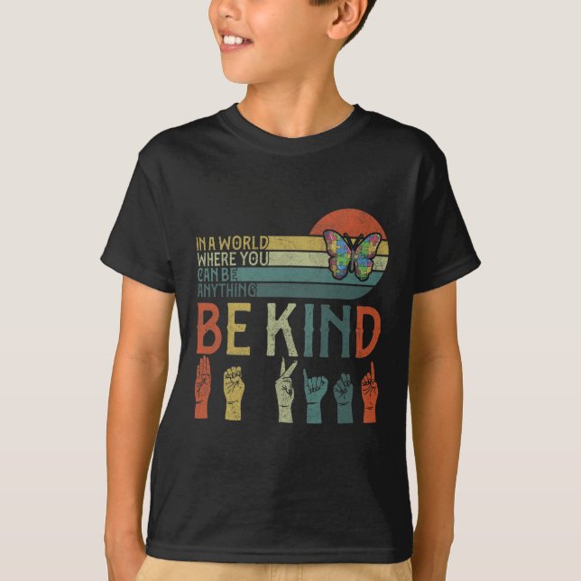 Sei freundlich T-Shirt (Vorderseite)
