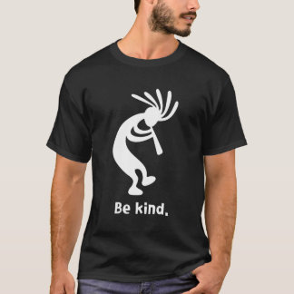 Sei freundlich tanzend Kokopelli T-Shirt