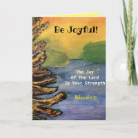 Sei froh! Inspiration Bibel Zitat Nehemiah Joy