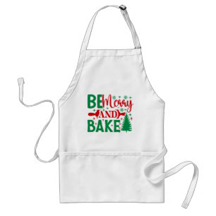 Sei froh und backe Weihnachten Schürze