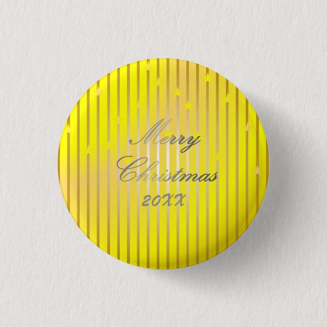 Sei froh und Shine Bright Abzeichen Button (Vorderseite)