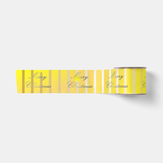 Sei froh und Shine Bright Ribbon Satinband (Vorderseite)