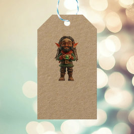 Sei froh Weihnachten Elf Kraft Geschenktasten Geschenkanhänger