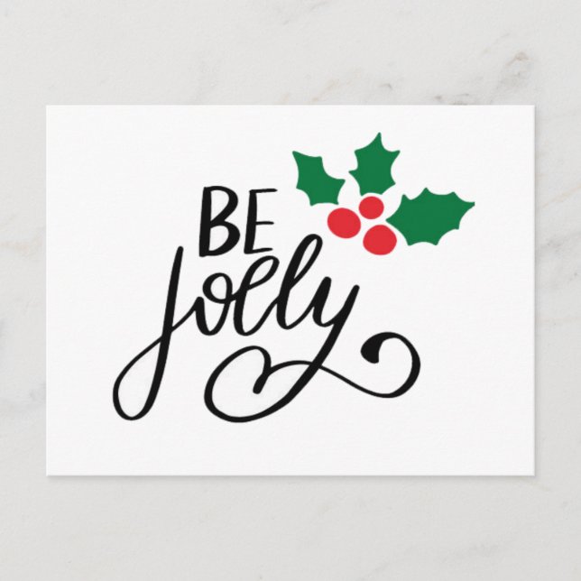 Sei fröhlich postkarte (Vorderseite)