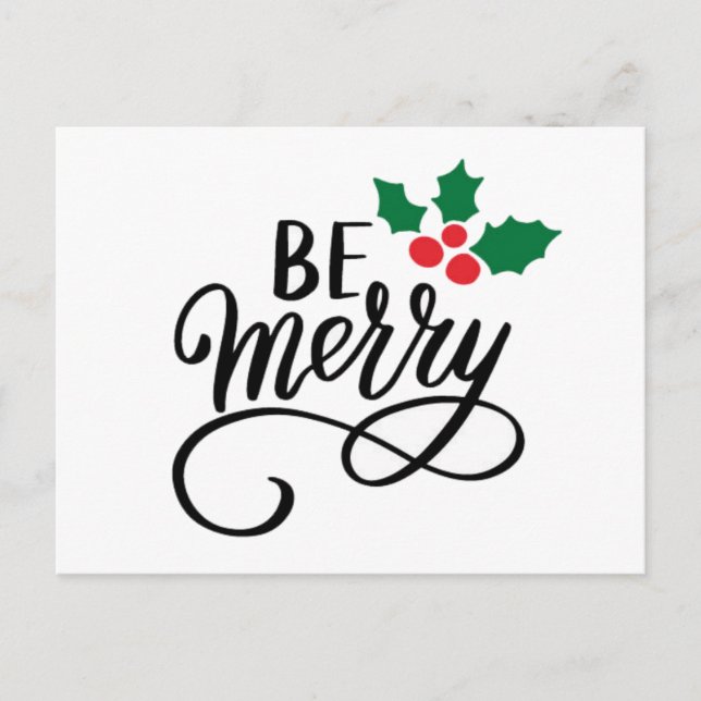 Sei fröhlich postkarte (Vorderseite)