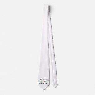 Sei fröhlich und hell, frohe Weihnachts-Neck-Tie Krawatte