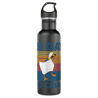 Sei Gay Do Crime Edelstahlflasche
