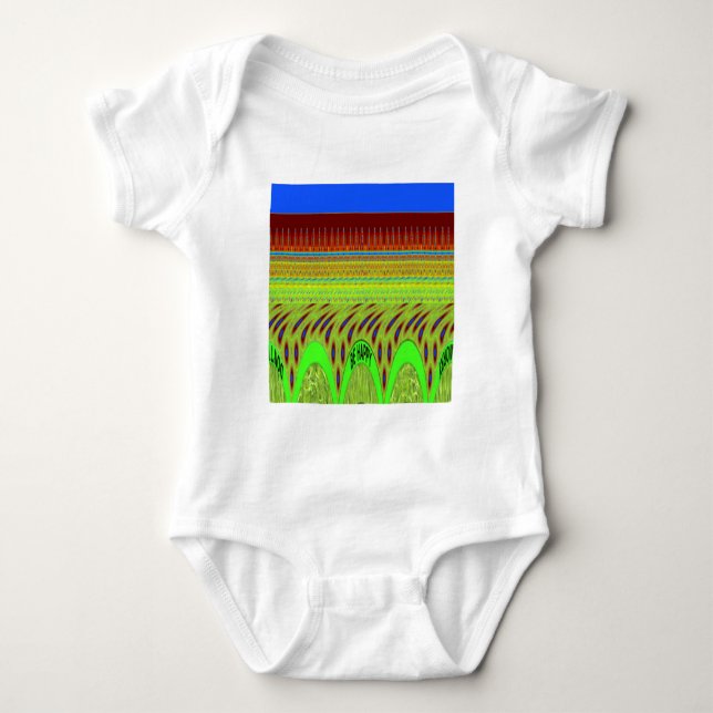 Sei glücklich bunt Polka Dot Motif Geschenk Baby Strampler (Vorderseite)