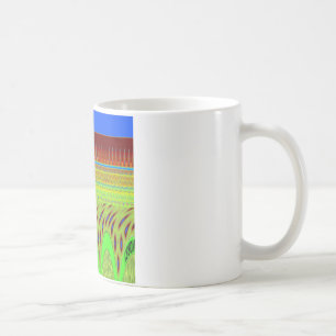 Sei glücklich bunt Polka Dot Motif Geschenk Kaffeetasse
