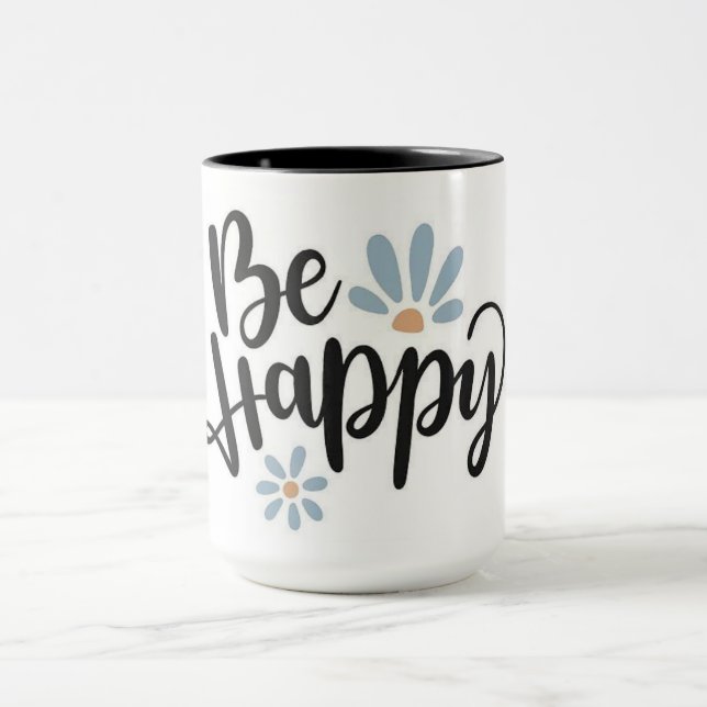 Sei glücklich Daisy Tasse (Zentrum)