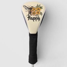 Sei glücklich golf headcover