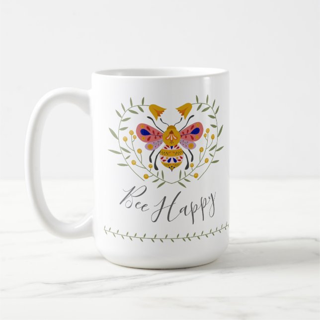 Sei Glücklich Kaffeetasse (Links)
