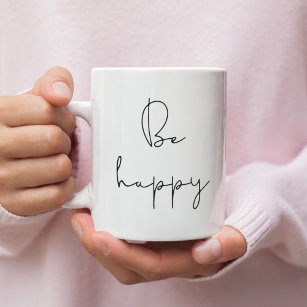 Sei glücklich kaffeetasse