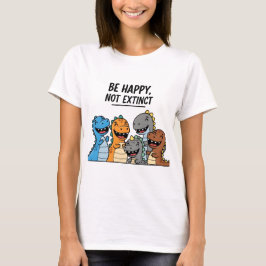 "Sei glücklich, nicht ausgestorben - Niedlicher fa T-Shirt