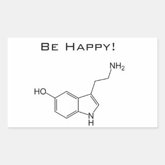 Sei glücklich! Serotonin Sticker