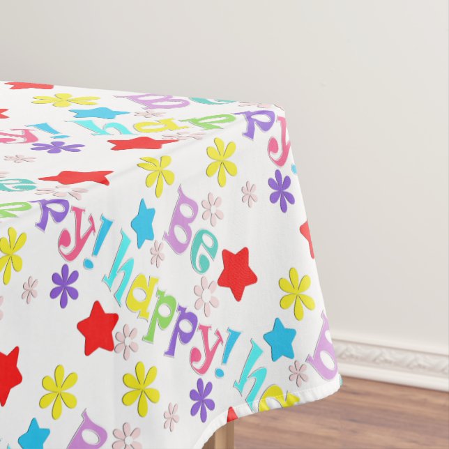 Sei glücklich! tischdecke (Beispiel)