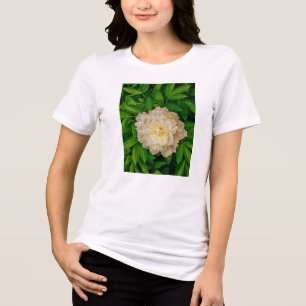 Sei glücklich und gesund Tri-Blend shirt
