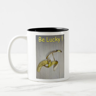 Sei glücklich! zweifarbige tasse