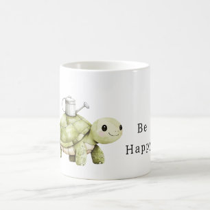 Sei Glückliche Schildkröte Kaffeetasse