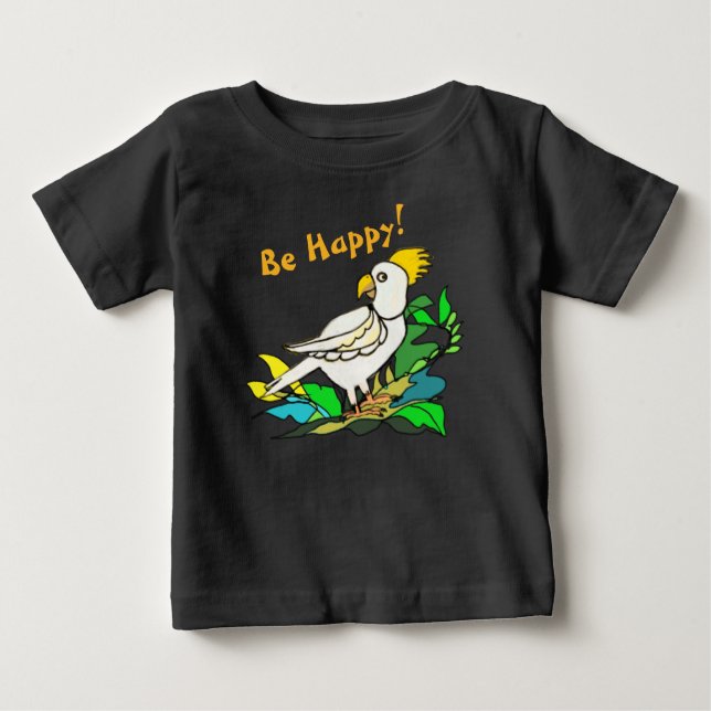 Sei glücklicher Kakadu-T - Shirt (Vorderseite)
