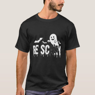 Sei Gruseliger Halloween-Geist Fledermaus Design_1 T-Shirt