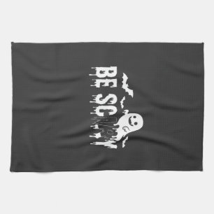 Sei Gruseliges Halloween-Geist Fledermaus Design_1 Geschirrtuch